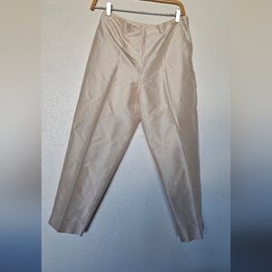 Dana Buchman Crean Silk  Capris Size 4